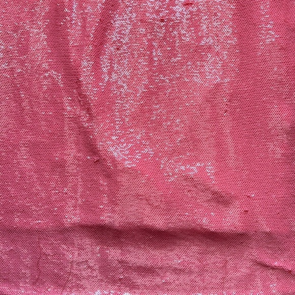 Love the Label- NWT Sequin Barbie Pink Scoop Neck Cutout Maxi Dress - Picture 6 of 10